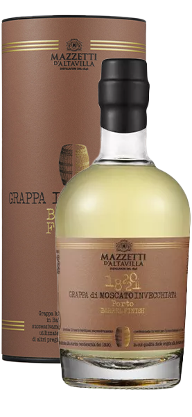 1820-21 Grappa Di Moscato Affinata In Botti Di Porto