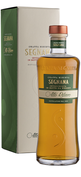 Grappa "Alto Rilievo" Invecchiata In Botti Da Whisky