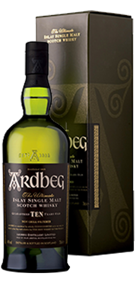 Ardbeg Islay Single Malt Scotch Whisky Ten Years Old