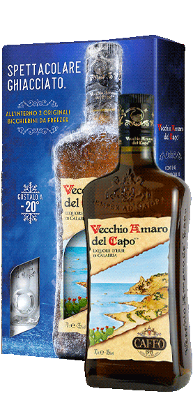 Image of Vecchio Amaro Del Capo Astuccio + 2 Bicchierini