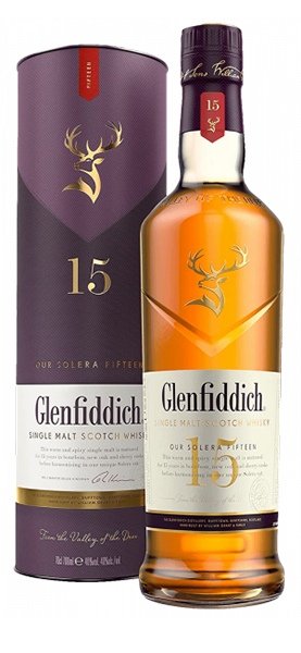 Image of Glenfiddich Single Malt Scotch Whisky 15 Years Old