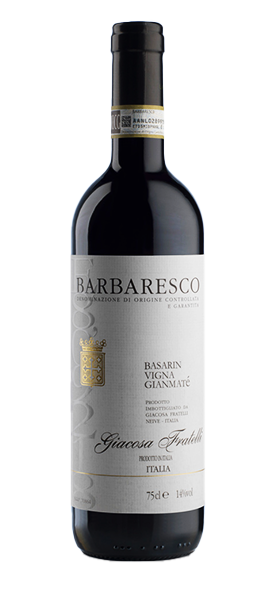 Barbaresco Basarin Vigna Gianmatà¨ DOCG 2017