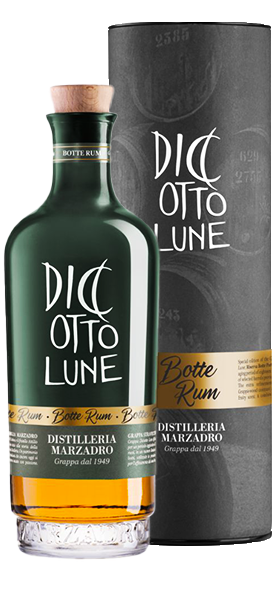 Image of Grappa "Diciotto Lune" Riserva Botte Rum
