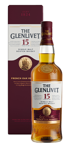 The Glenlivet Single Malt Scotch Whisky 15 Years Of Age French Oak Reserve