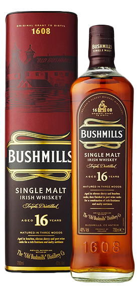 Bushmills Irish Whiskey Single Malt 16 Years