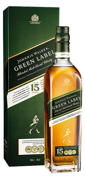 Image of Johnnie Walker Blended Scotch Verde Label 15 Years Aged070
