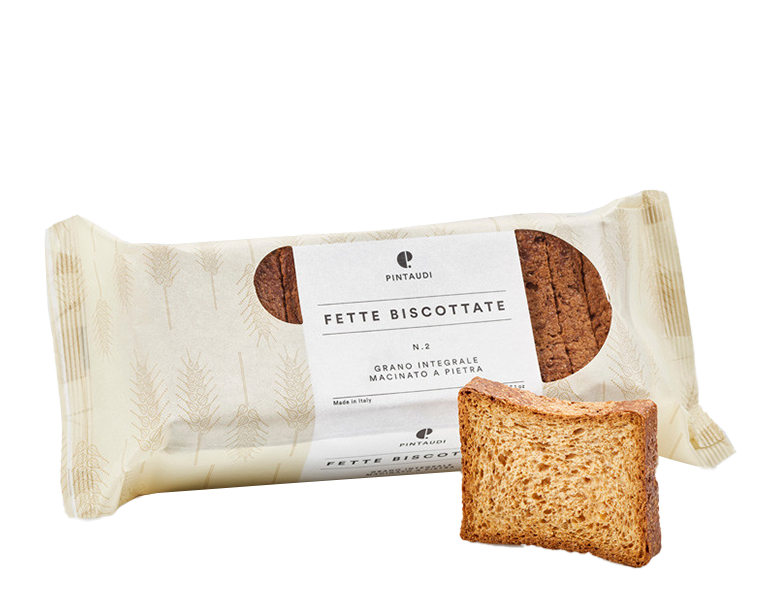 Fette Biscottate N.2 Grano Integrale macinato a pietra