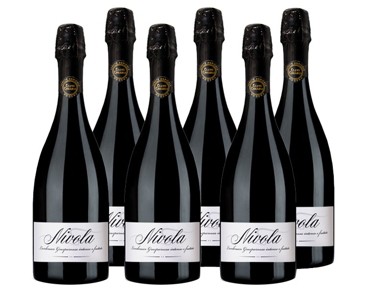 Confezione 6 Bottiglie Nivola Lambrusco Grasparossa