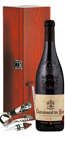 Chateauneuf du Pape rouge + Cofanetto del Sommelier