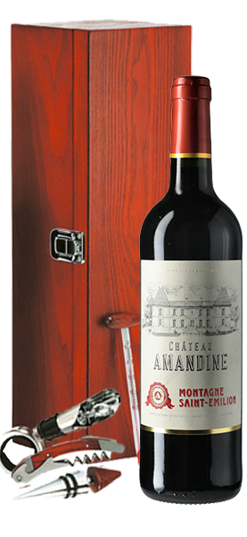 Amandine Montagne Saint-Emilion AOP + Cofanetto del Sommelier