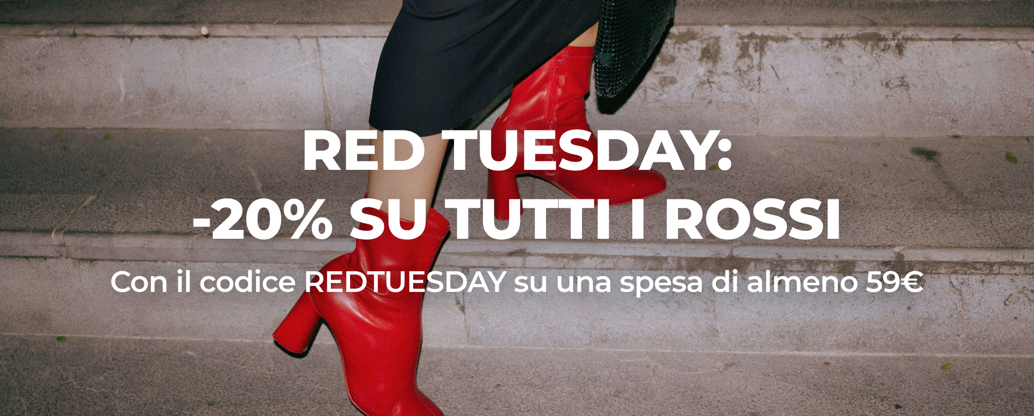 RED TUESDAY: -20% SU TUTTI I ROSSI