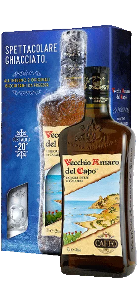 Vecchio Amaro Del Capo Astuccio + 2 Bicchierini