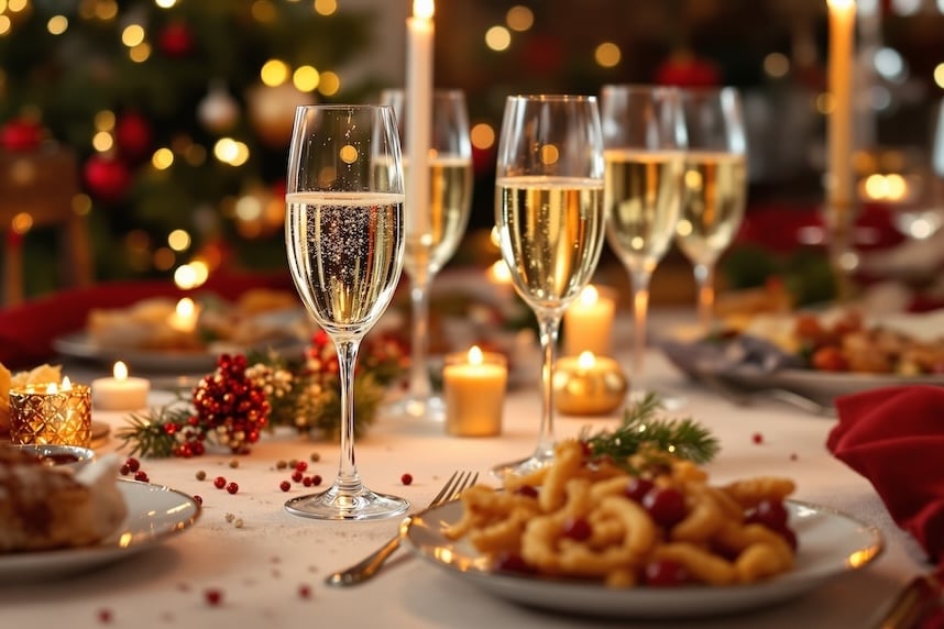 spumanti e champagne per il brindisi di natale spumanti e champagne per il brindisi di natale