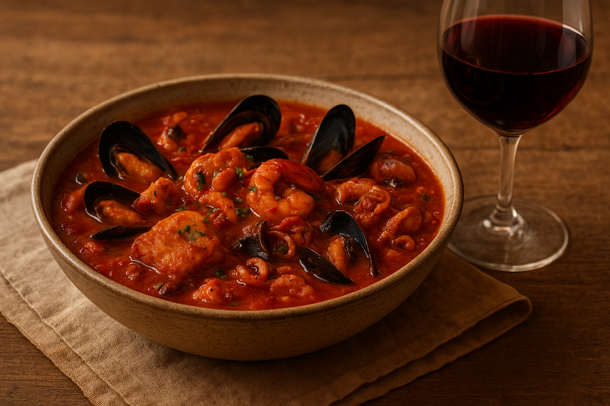 vino da abbinare al cacciucco alla livornese